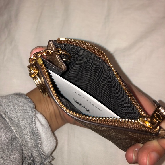 Coach Mini Skinny ID Case with Keyring - Picture 4 of 5